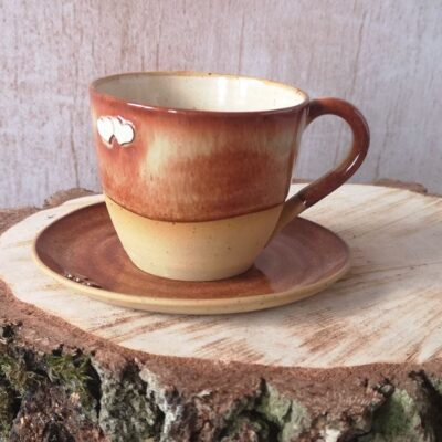 Filiżanka z serduszkami Słodki Miód