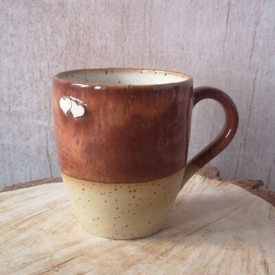 Kubek z motywem serduszka - "SŁODKI MIÓD"