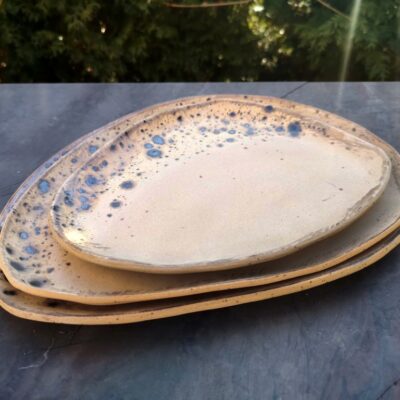 Komplet 3 talerzy do serwowania "Kukułcze Jajo" 