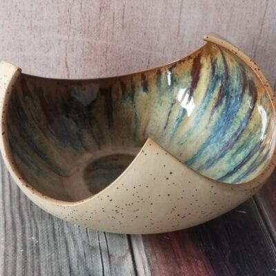 Misa ceramiczna trójkątna "Tęczówka Oka"